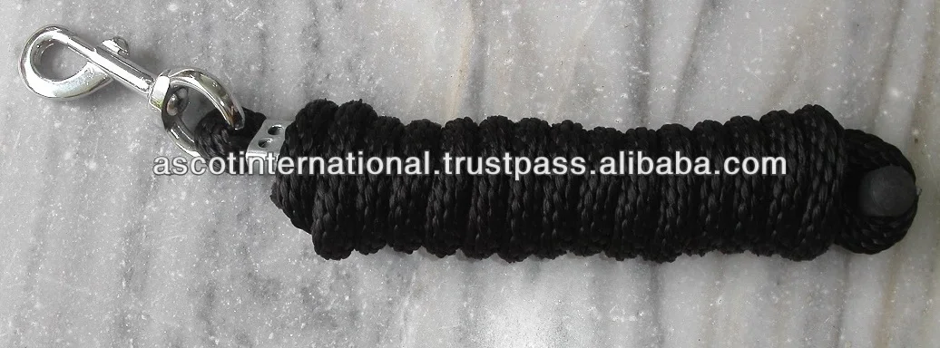 Horse accessories Head Collar Halter with Lead Rope cotton Equestrian riding Equipment durable custom logo wholesale portable