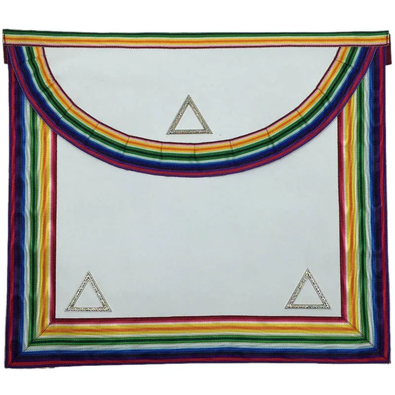 Masonic Holy Royal Arch White Cotton Duck Cloth Member Apron High Quality Cheap Prices Bulk and Wholesale