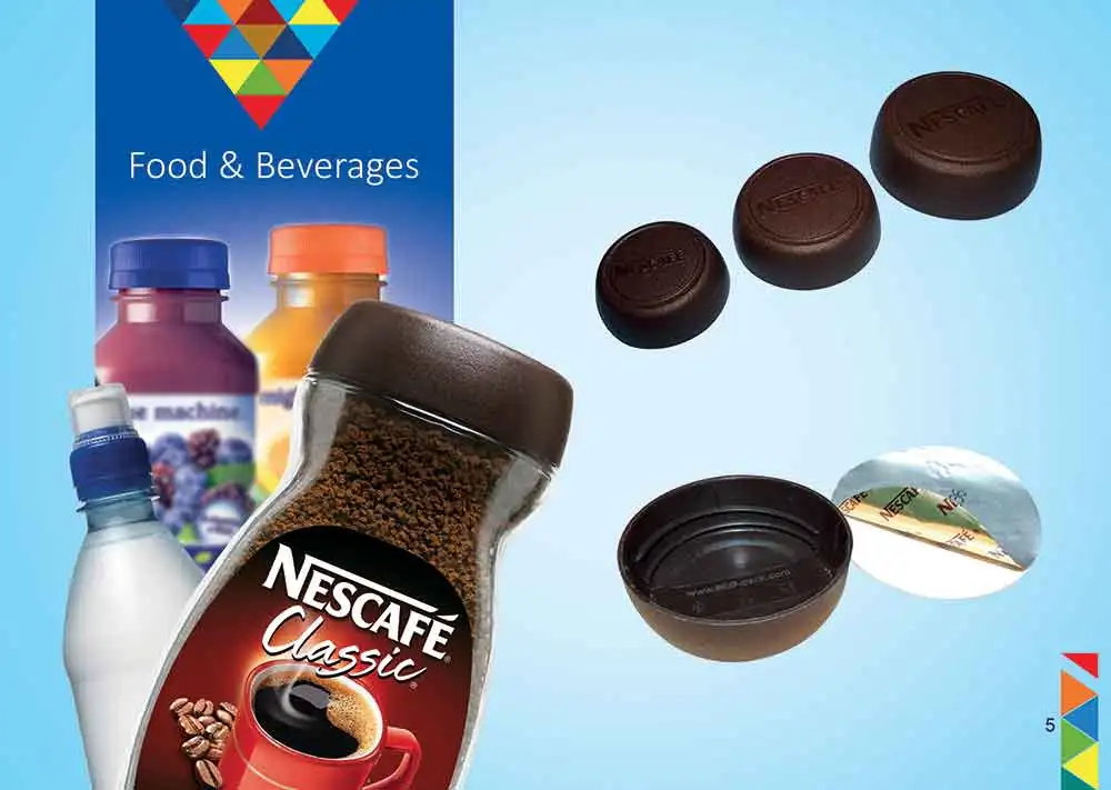 
Household detergents Food & Beverages Plastic Closures for Lube Oil 
