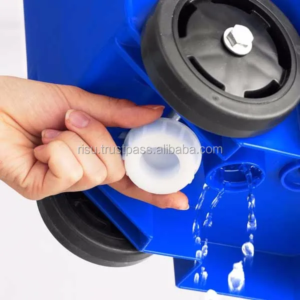 Easy to use and High quality garbage container with wheels trash can for house use , small lot order available