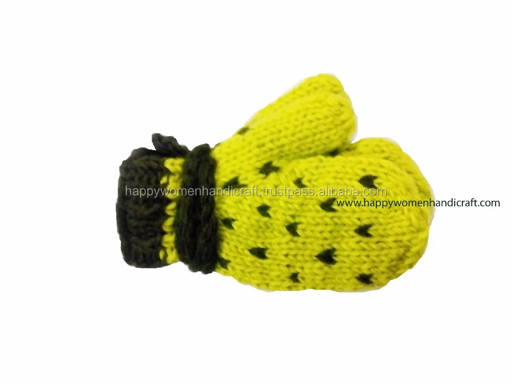 100% Woolen Gloves in Nepal with string