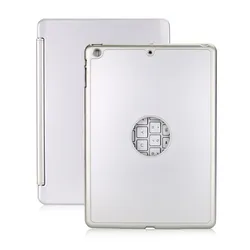 Bluefinger clamshell design Bluetoth keyboard for iPad with LED backlit keyss
