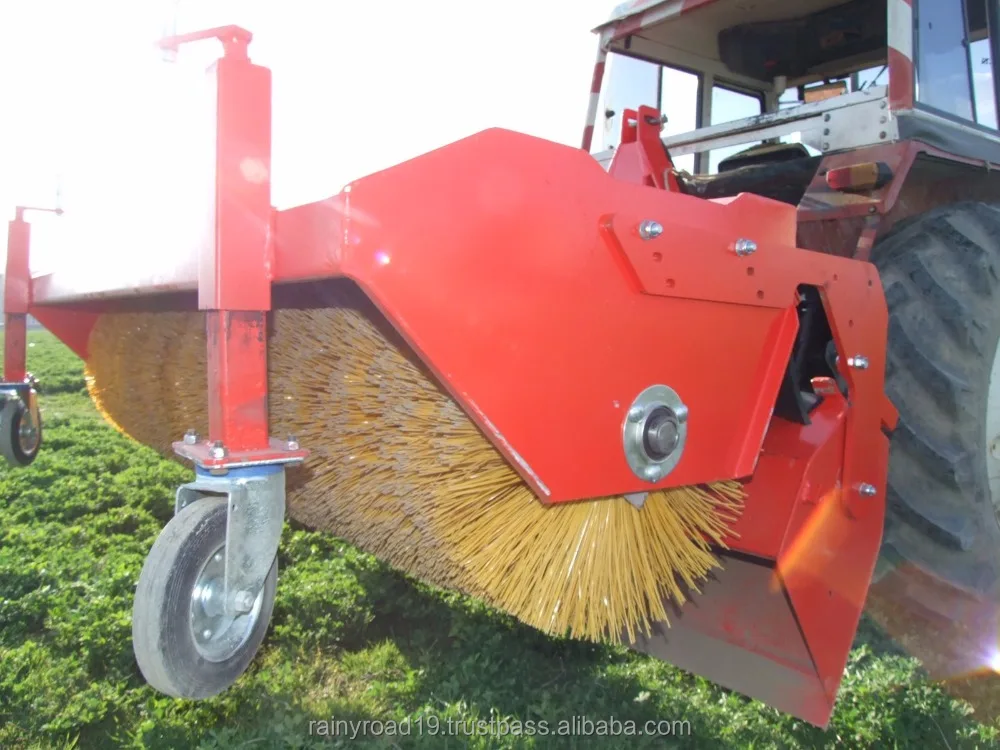 Tractor Mounted Road Sweeper with Bucket