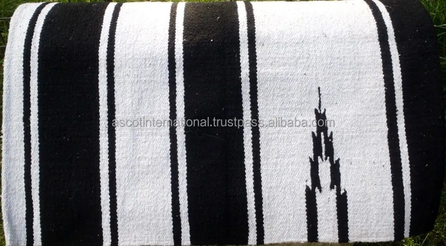 Custom High Quality cotton Western Horse Saddle Blanket Pad Navajo saddle blanket equestrian equipment outdoor sports foldable