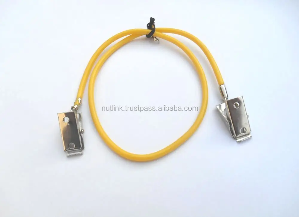 Dental Napkin Clip Bibs Holder Clips, Flexible Metal Ball Dental Bib Chain for Bibs Face Cover Kids Adult and Elderly, Mask Lany