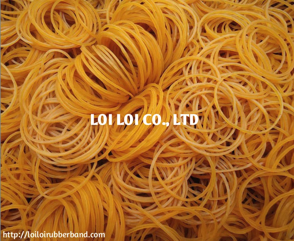 Brown natural Elastic Rubber Band large size / 100% Latex Rubber bands Promotional Customized color Rubber Bracelet Wrist bands