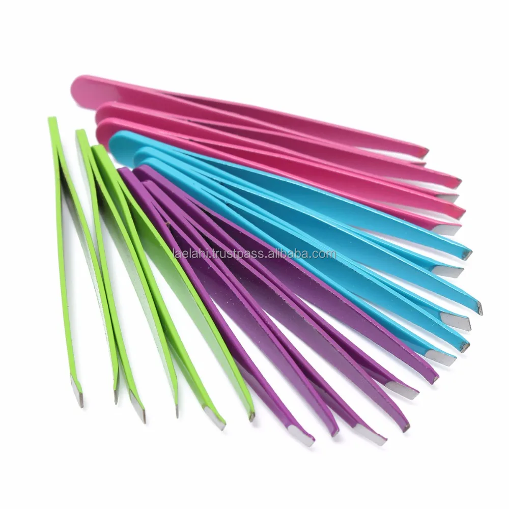 Professional Eyebrow Tweezers 12 Set Excellent Pointed Tweezers & Slant Best Tweezers Surgical 2024