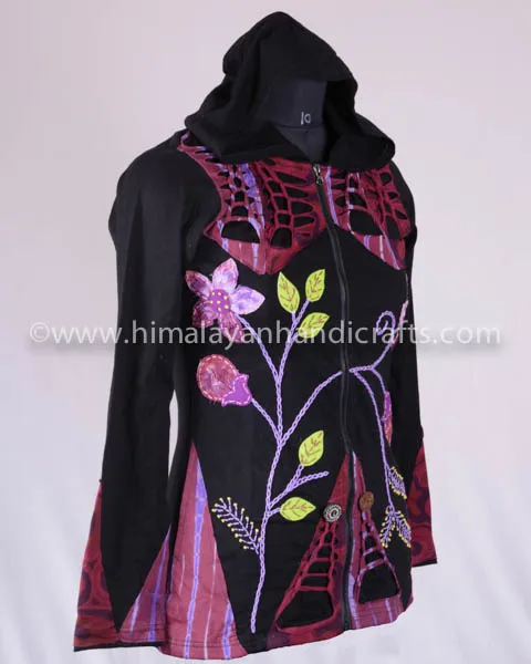 
Beautiful Embroidered Floral Bohemian Hoodies & Jacket CSWJ 432 