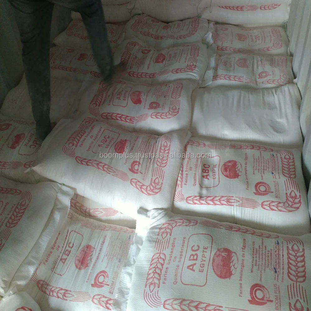
All-Purpose Wheat Flour 50 kg t55 ABC Egypt Egyptian Product Gluten Free 