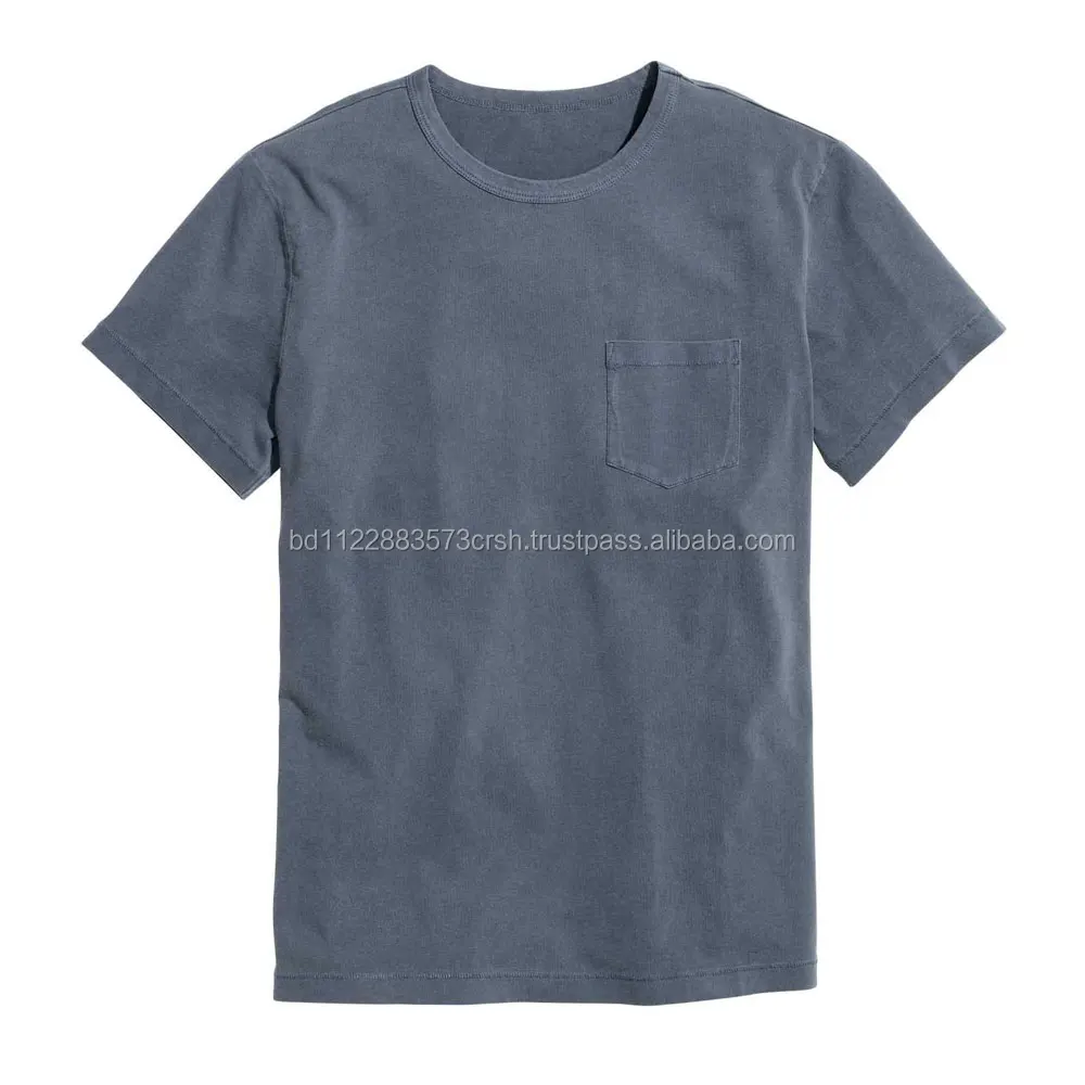 Mens T-Shirt with pocket, 100% Ctn, S/J, 160 Gsm