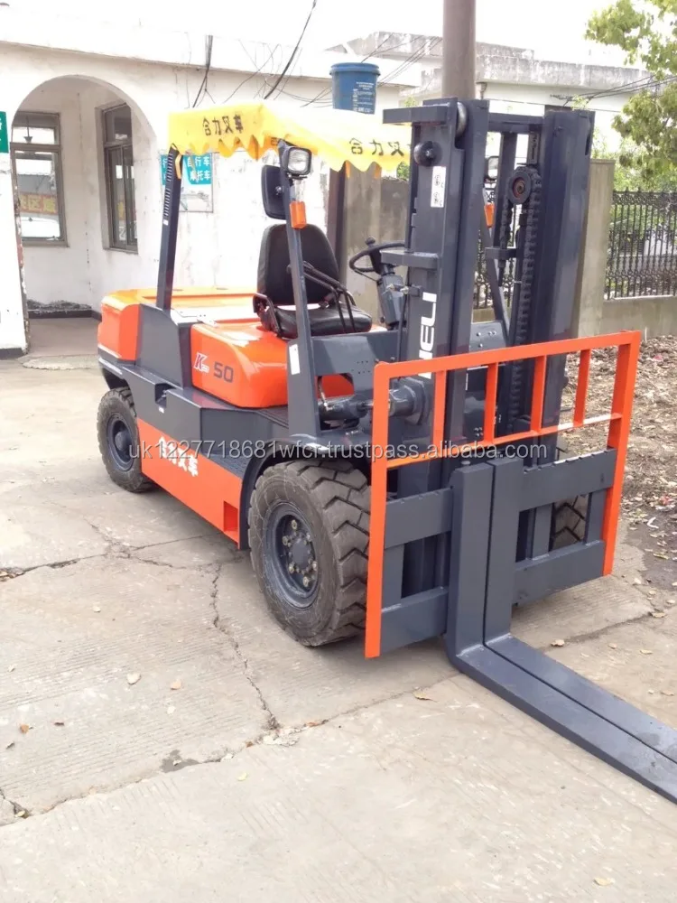high quality new price 5ton Heli cpcd50 forklift for sale in shanghai yard