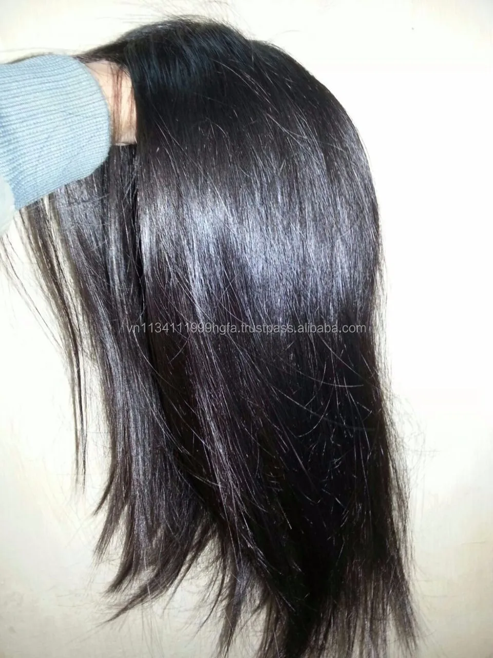 Оптовый продавец парики на полной сетке натуральные волосы длинной прямые человеческие шелковой основе Таиланд длительный срок службы 450 г 22