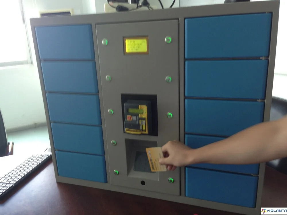 Electronic Charging Lockers by PIN-CODE or by Barcode in Russia