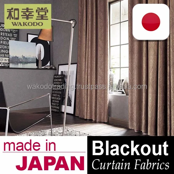 High Quality and Made in Japan black out curtain Blackout Curtain Fabric