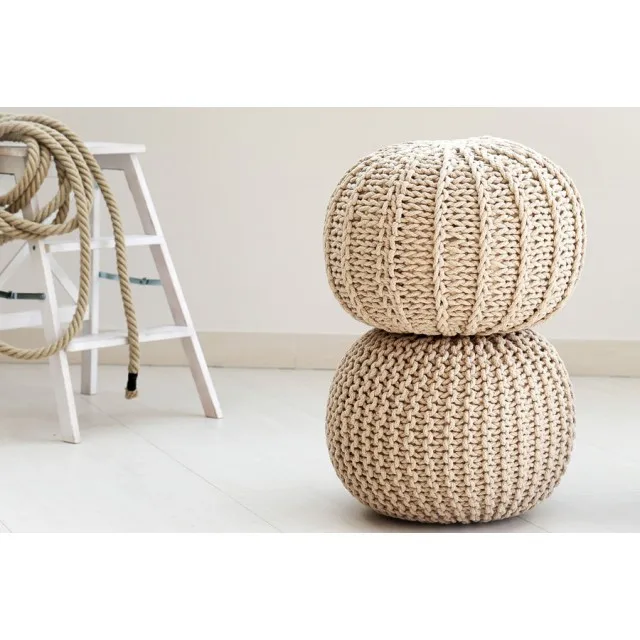 Cotton Pouf Living Ottoman Modern Bathroom Room Furniture Home Stool Buy Luxury Bed Linen direct manufacturers