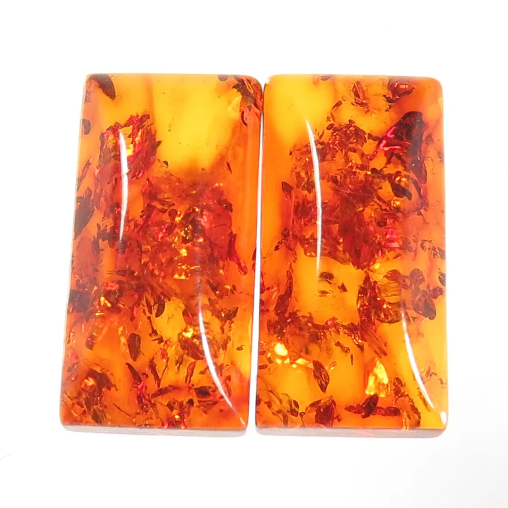 Baltic Amber Teething Necklace Oval Cabochon Loose Gemstone