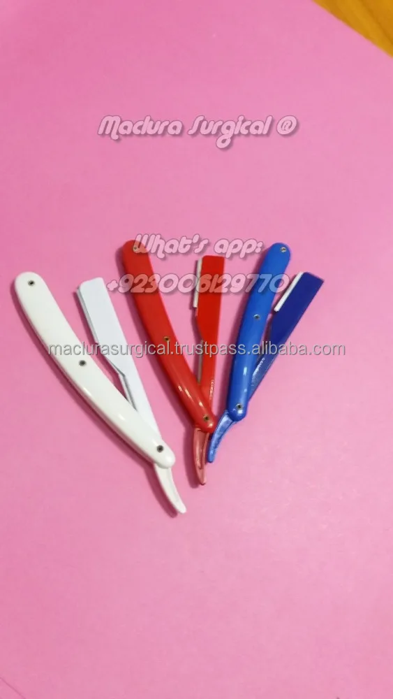  Раздвижная матовая черная бритва с лезвием