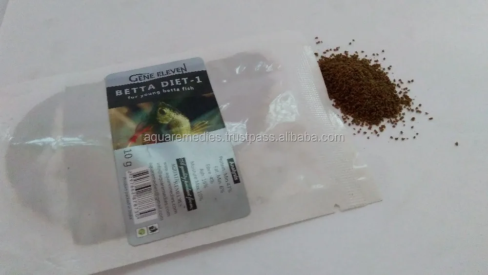 Корм для рыбы с высоким содержанием белка (43%), специально для молодых рыб бета