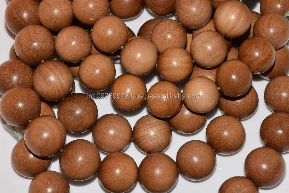 traditional guru sandalwood beads/indian handicraft/wooden beads
