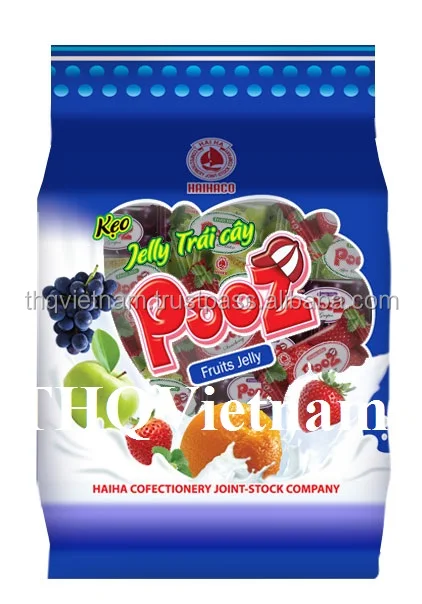 
[THQ VIETNAM] POOZ Assorted Fruit Jelly Candy 350gr 