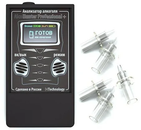 Portable digital breathalyzer AlcoHunter Professional