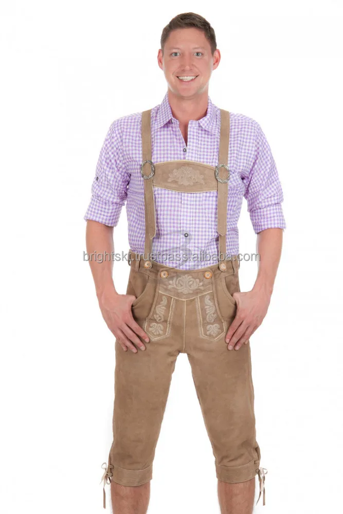 
2021 Men Stylish Bavarian Oktoberfest Trachten Lederhosen (Bavaria Clothing) 