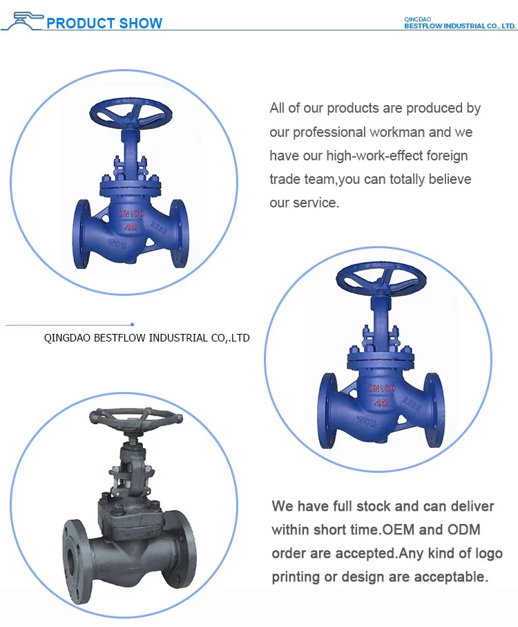 globe valve product show
