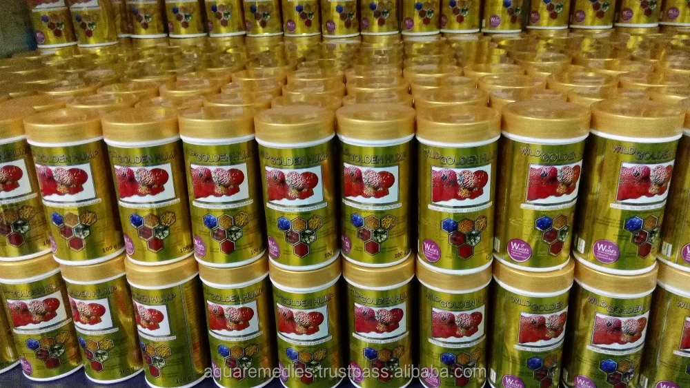 Плавающей рыб - Flowerhorn рыбы дикий золото горб подачи - антарктического криля кальция для природного глава горб