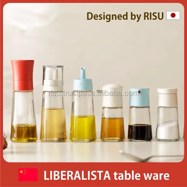 popular and convenient soy sauce bottle seasoning cruet dispenser for home use , 7 kinds of dispensers