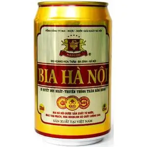 
Hanoi beer 330 ml can - Vietnam high quality beer 