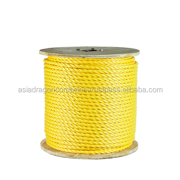 Polypropylene Danline Twisted Rope 5mm - 48m Asia Dragon ADC-181 Durable Coil/spool/hank 100m/150m/200m or Customize