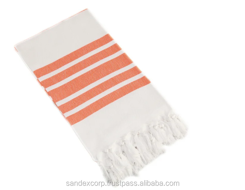 100% Cotton High Quality Hammam Towel Customized Cotton Fouta Towel with Custom Design for women Exporter in India..