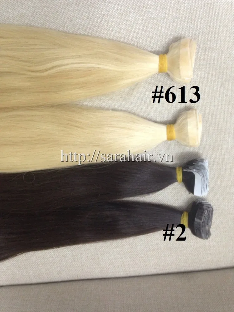 Best Selling Products In Dubai 100 Percent Cheap Invisible Adhesive Double Sided Vietnamese Tape Hair