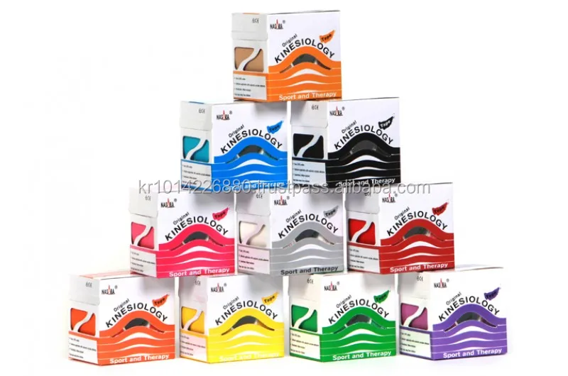 Kinesiology Tax Tape NASARA Original ( OEM Order) Elastic waterproof sports tape for physical therapy