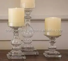 Antique Home Decor Acrylic Candle Stand Crystal Candle Holders Lanterns & Jars Fashionable Addition to Home Furnishing