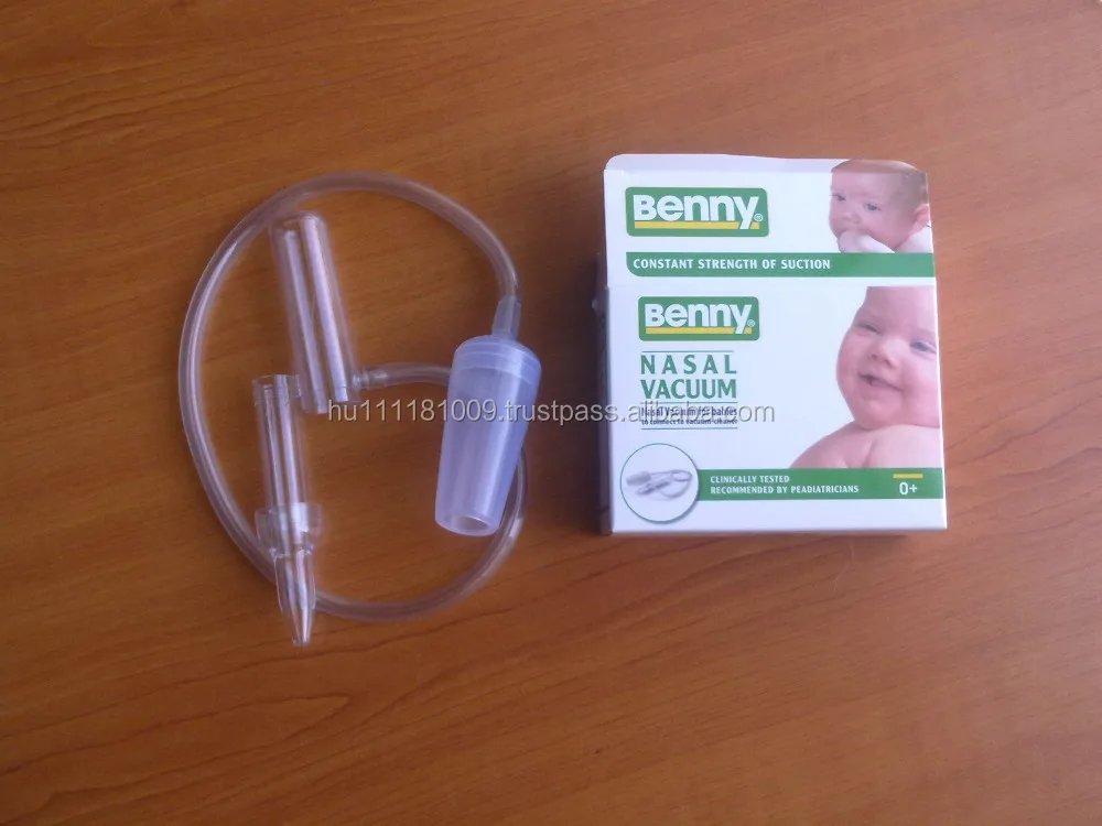 
Baby nasal vacuum set with cleaning brush and extra nozzle 