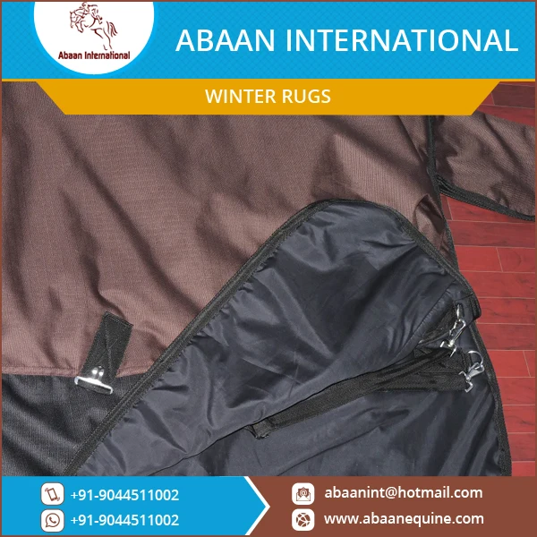 Extensive Collection of 600D Horse Winter Rug in Different Colors & Sizes
