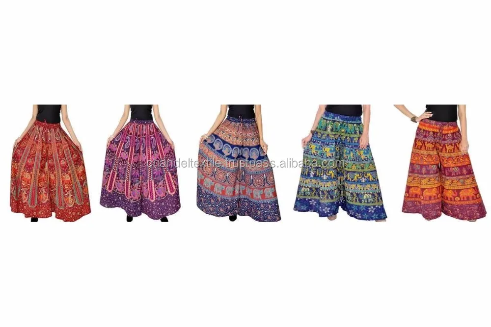 Mandala Printed Palazzo Pant cotton Wide Leg Tribal Harem Style Palazzo Gypsy Hippie Bohemian Pants palazzo Trousers Indian