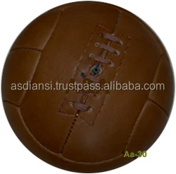 Leather Soccer Ball vintage soccer balls rugby balls basketballs antique footballs retro handball