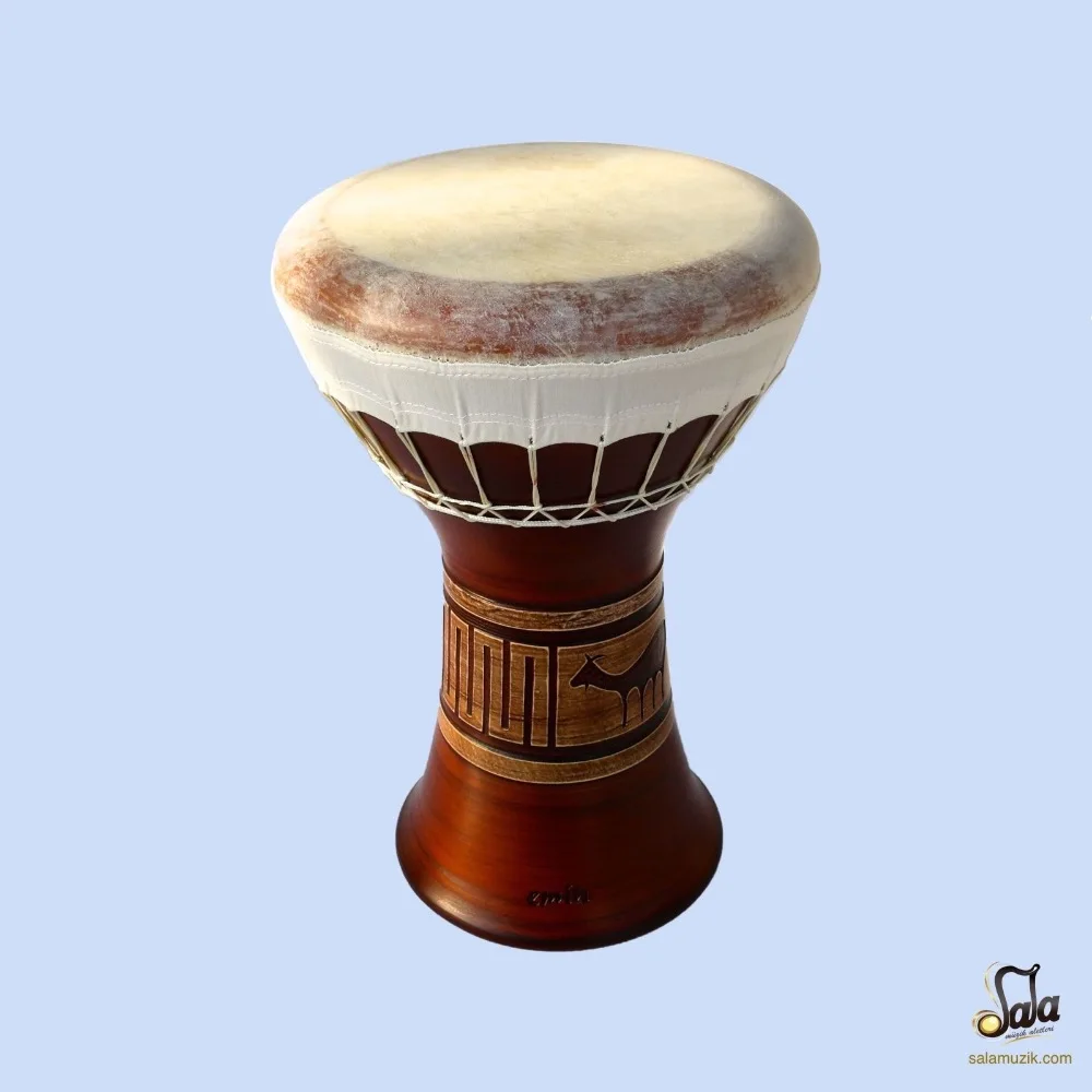 
Professional Clay Ceramic Solo Darbuka Drum By Emin Percussion Doumbek EP-004-A 