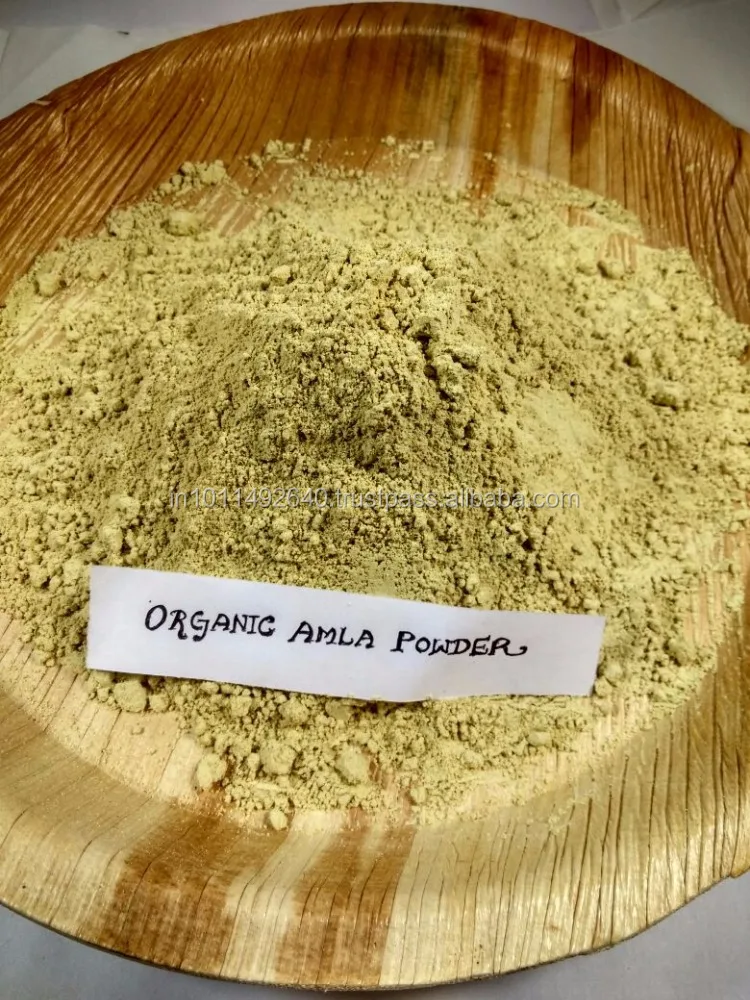 Herbal Amla fruit powder - Ayurvedic Powder manufacturers from India directly supplied to the US UK importers