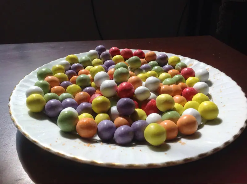 Жареный нут с шоколадом