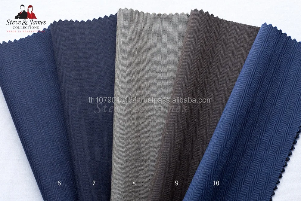 High Quality 100% Wool Fabric Textile for suit Jacket Trousers from Steve & James