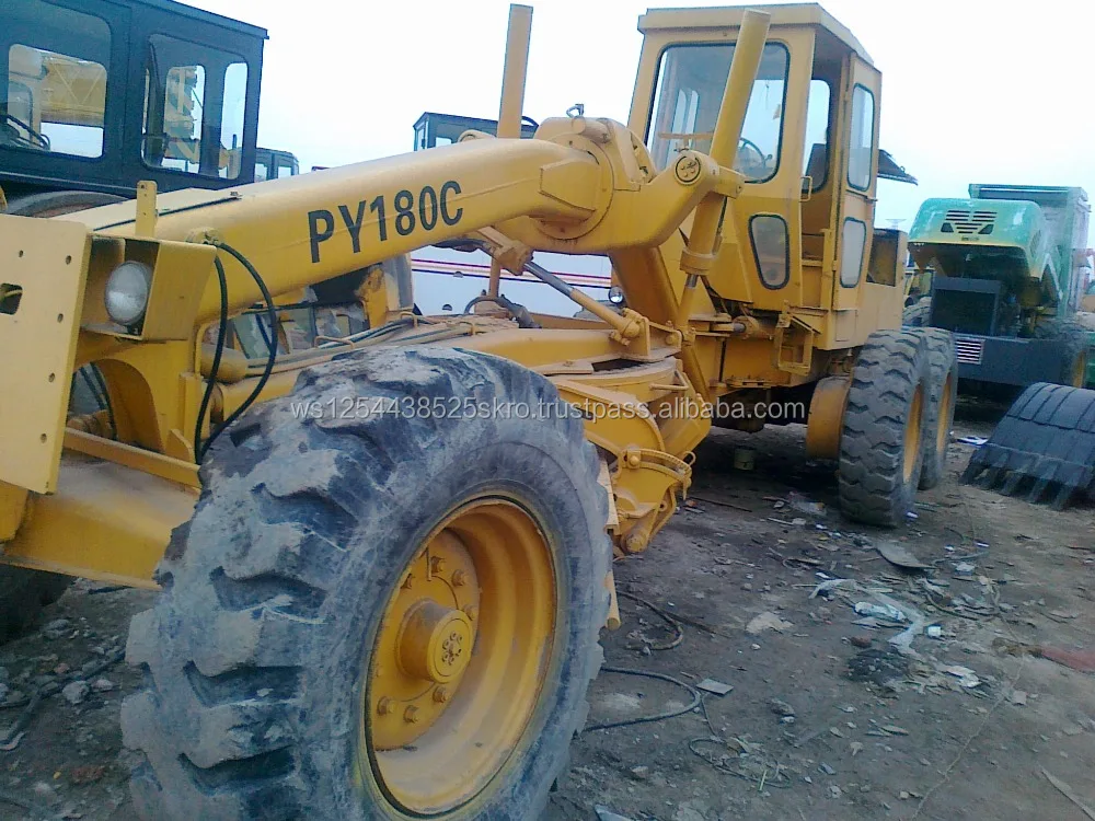 Chinese brand used tiangong wheel motor grader for sale / tiangong py160 grader