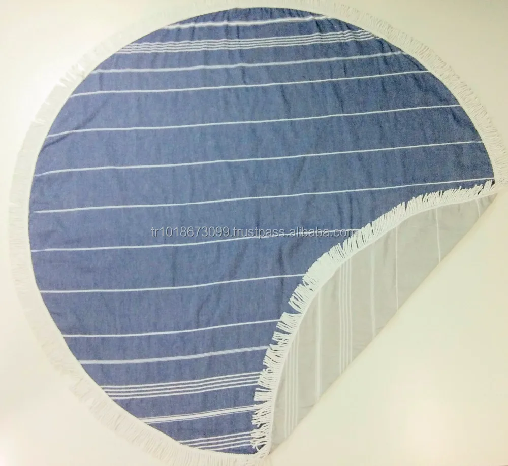 Круглое пештемальное турецкое полотенце из коллекции изобретателей песхтемальное пляжное