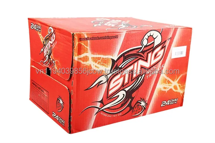 
Energy drink Sting strawberry in pet 330 ml 