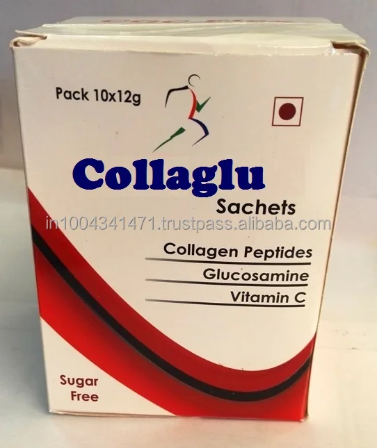 
Collagen Peptides ,Glucosamine Sulphate ,Vitamin C in Sachet 