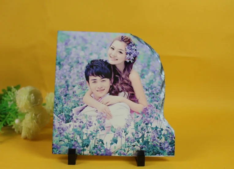 Custom Shape/Size Personalised Christmas Gift Sublimation Blank Photo Stone