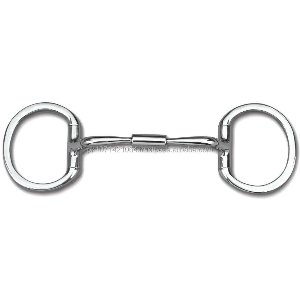 NEW HORSE  D BITS WITH  BLUE SWEET IRON MOUTH /SNAFFLE BLUE MOUTH BIT  by Riaz Jamal Intel