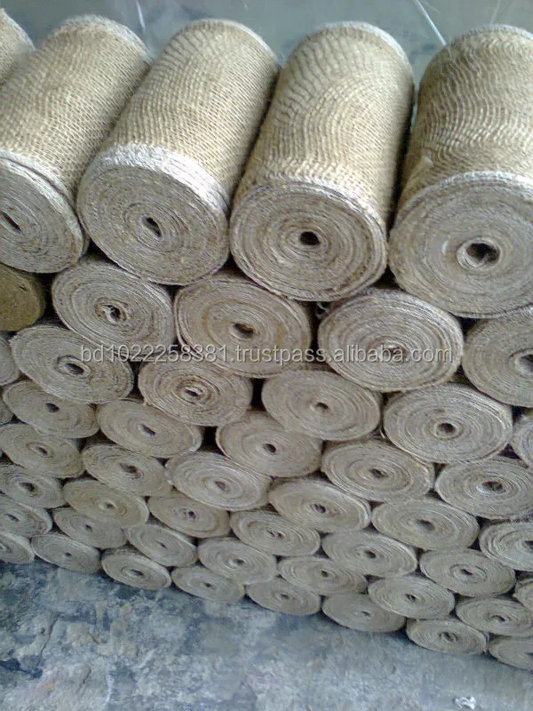 Natural Color Jute or Burlap Ribon from Bangladesh